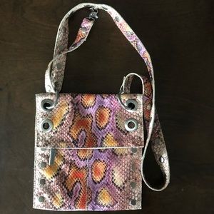 Hammitt Montana Snakeskin Bag w/ Adjustable Strap